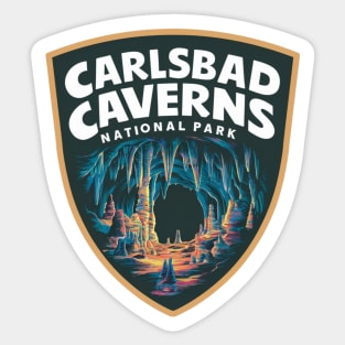 Carlsbad Caverns National Park Cave Emblem Sticker